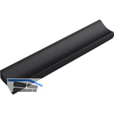 Griff Alto LA 64 mm, Breite 90 mm, Aluminium schwarz matt eloxiert