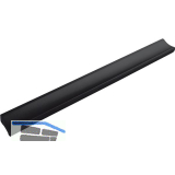Griff Alto LA 160 mm, Breite 186 mm, Aluminium schwarz matt eloxiert