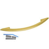 Griff Cardea LA 128 mm, Breite 188 mm, ZN gold matt geb�rstet