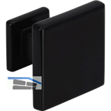 M�belknopf Baios 30 x 30 mm, Zinkdruckguss schwarz matt