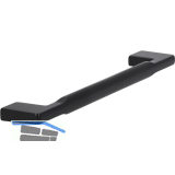 Griff Baton LA 160 mm, Breite 180 mm, Zinkdruckguss schwarz matt