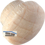 Holzabdeckkappe � 12 mm, Zapfen � 8 mm, Zapfenl�nge 4 mm, Buche roh