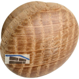 Holzabdeckkappe � 16 mm, Zapfen � 12 mm, Zapfenl�nge 4 mm, Eiche roh