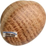 Holzabdeckkappe � 19 mm, Zapfen � 15 mm, Zapfenl�nge 4 mm, Eiche roh