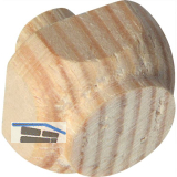 Holzziernagel Breite 20, H�he 20, Zapfen � 10, Zapfenl�nge 8 mm, Kiefer roh