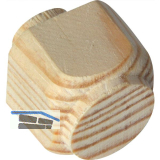 Holzziernagel Breite 25, H�he 25, Zapfen � 15, Zapfenl�nge 8 mm, Kiefer roh