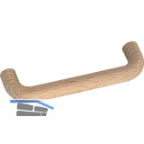 Griff Piritu LA 96 mm, Breite 108 mm, Buche roh