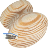 Knopf Horno � 35 mm, Tiefe 28 mm, Fichte roh