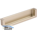 Muschelgriff Syrakus B 138, Einlassma� 134 x 26,2, Zinkdruckguss neusilber