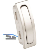 Klappgriff Juno Breite 17 mm, H�he 50 mm, Zinkdruckguss Edelstahl Effekt