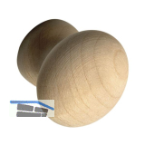 Knopf Hemera � 30 mm, Tiefe 28 mm, Ahorn roh