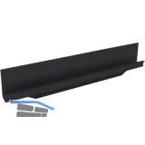 Griffleiste Grande L�nge 245 mm, Aluminium schwarz eloxiert