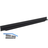Griffleiste Grande L�nge 1095 mm, Aluminium schwarz eloxiert