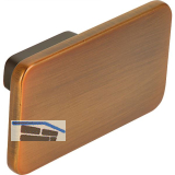 M�belknopf Biris Breite 58 mm, Zinkdruckguss, Messing schwarz geb�rstet