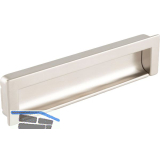 Muschelgriff Nera Breite 174 mm, H�he 42 mm, Zinkdruckguss Edelstahl Effekt