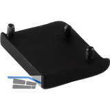 Endkappe Mede links zu Griffstange, Zinkdruckguss schwarz matt