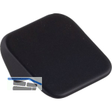 Knopf Maches Breite 25 mm, Tiefe 17 mm, Zinkdruckguss schwarz matt