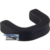 Knopf Makar Breite 41 mm, Tiefe 31,5 mm, Zinkdruckguss schwarz matt