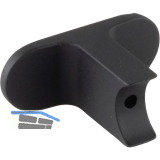 Mittelsockel Nelo zu Griffstange, Zinkdruckguss schwarz matt