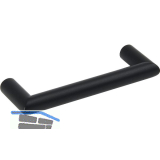 Griff Pasari hohl, LA 96 mm, B 108 mm, Edelstahl schwarz matt