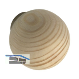 Knopf Olwen � 30 mm, Tiefe 34 mm, Fichte roh