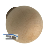 Knopf Olwen � 30 mm, Tiefe 34 mm, Erle roh