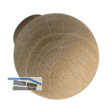 Knopf Olwen � 35 mm, Tiefe 38 mm, Eiche roh