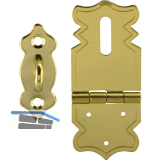 Kassettenverschluss 47X20 mm Stahl vermessingt