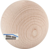 Holz-Kugel � 50 mm, Buche natur