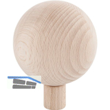 Holz-Kugel � 80 mm, Buche natur
