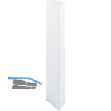 ALUMIS F�llprofil Aktor C vert. E-Ger�tebefestigung, L 600, Alu wei�