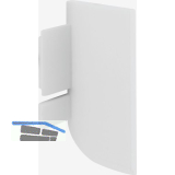 Endkappe Aktor L-Profil rechts, Kunststoff wei�