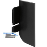 Endkappe Aktor L-Profil rechts, Kunststoff schwarz