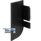 Endkappe Aktor L-Profil links, Kunststoff schwarz