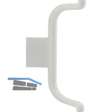 Au�enecke Aktor C-Profil, Kunststoff wei�