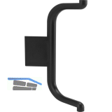 Au�enecke Aktor C-Profil, Kunststoff schwarz