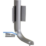 Innenecke Aktor L-Profil, Kunststoff silberfarbig