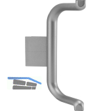 Au�enecke Aktor C-Profil, Kunststoff silberfarbig