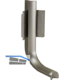 Innenecke Aktor L-Profil, Kunststoff edelstahlfarbig