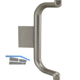 Au�enecke Aktor C-Profil, Kunststoff edelstahlfarbig