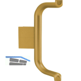 Au�enecke Aktor C-Profil, Kunststoff gold matt