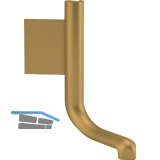 Au�enecke Aktor L-Profil, Kunststoff gold matt