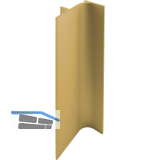 Griffmulde Aktor L-Profil vertikal, L�nge 5000 mm, Aluminium gold matt