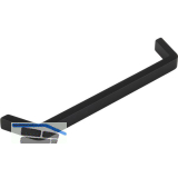 Griff Dorkis LA 160 mm, Breite 169 mm, Zinkdruckguss schwarz matt