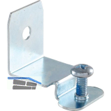 Befestigungswinkel Aktor mit Sicherungsschraube, Aluminium natur