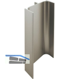 Griffmulde Aktor C-Profil vertikal, L�nge 5000 mm, Aluminium Edelstahl Effekt