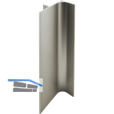 Griffmulde Aktor L-Profil vertikal, L�nge 5000 mm, Aluminium Edelstahl Effekt