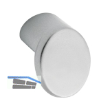 Knopf Fama � 21 mm, Tiefe 21 mm, ZN alufarbig