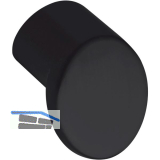 Knopf Fama � 21 mm, Tiefe 21 mm, ZN schwarz matt