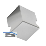 Knopf Galates Breite 30 mm, H�he 30 mm, ZN verchromt poliert